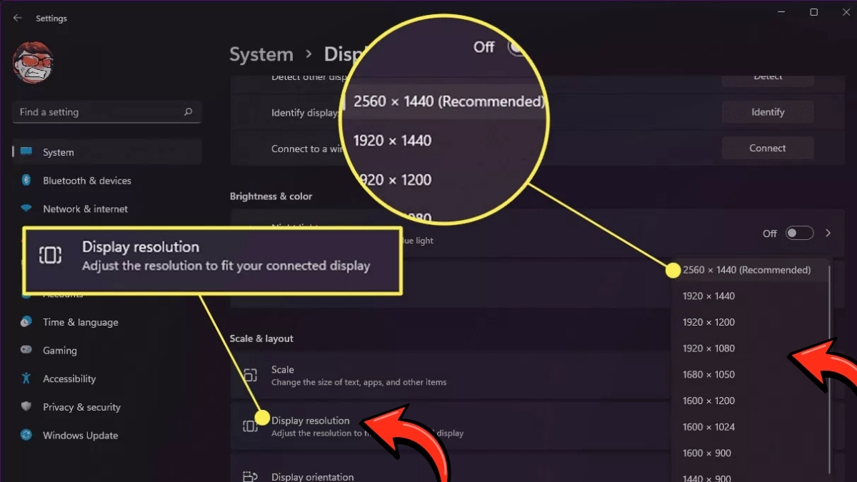 Cách chỉnh full màn hình máy chiếu