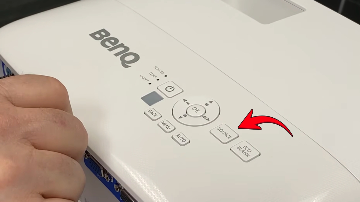 Các bước chỉnh máy chiếu cơ bản bước 4