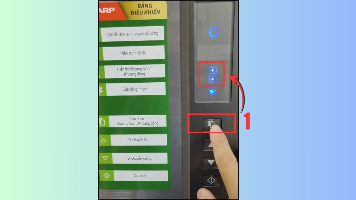 Cách chỉnh nhiệt độ tủ lạnh Sharp 4 cánh và tủ lạnh Inverter