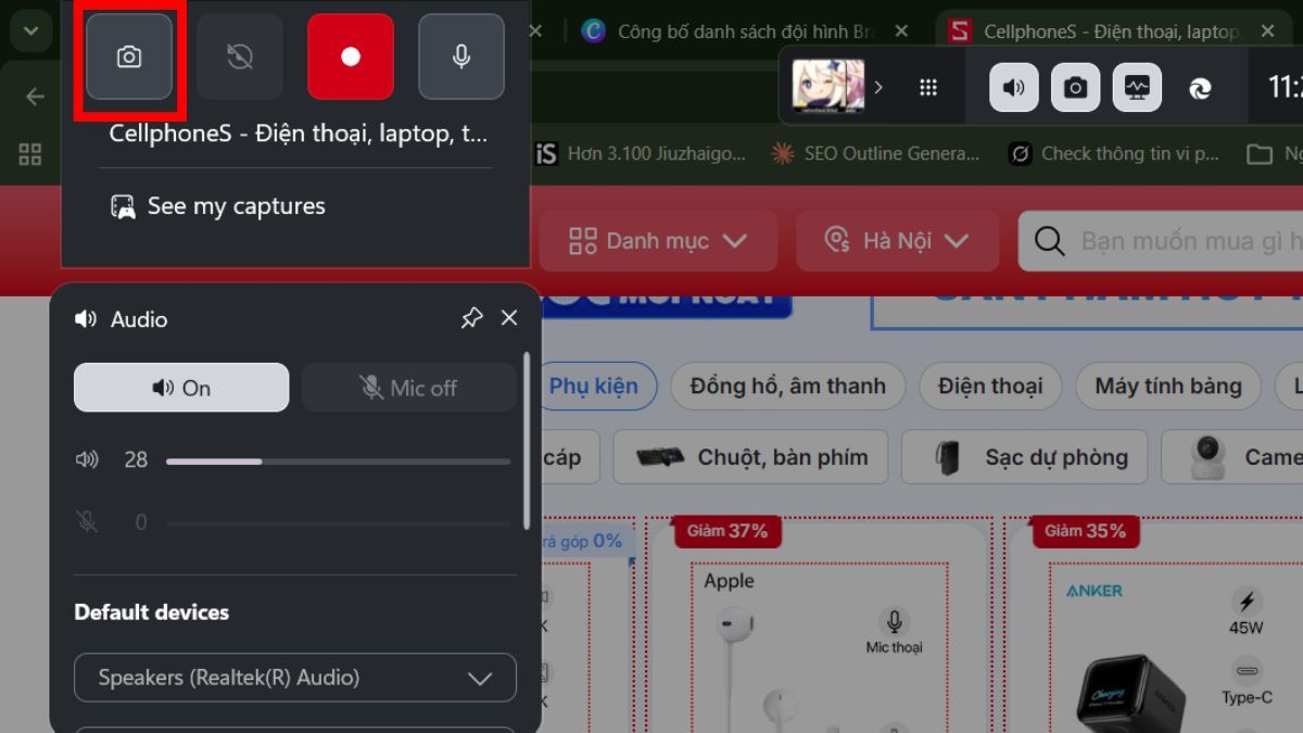 Cách chụp màn hình Win 11 bằng công cụ Xbox Game Bar