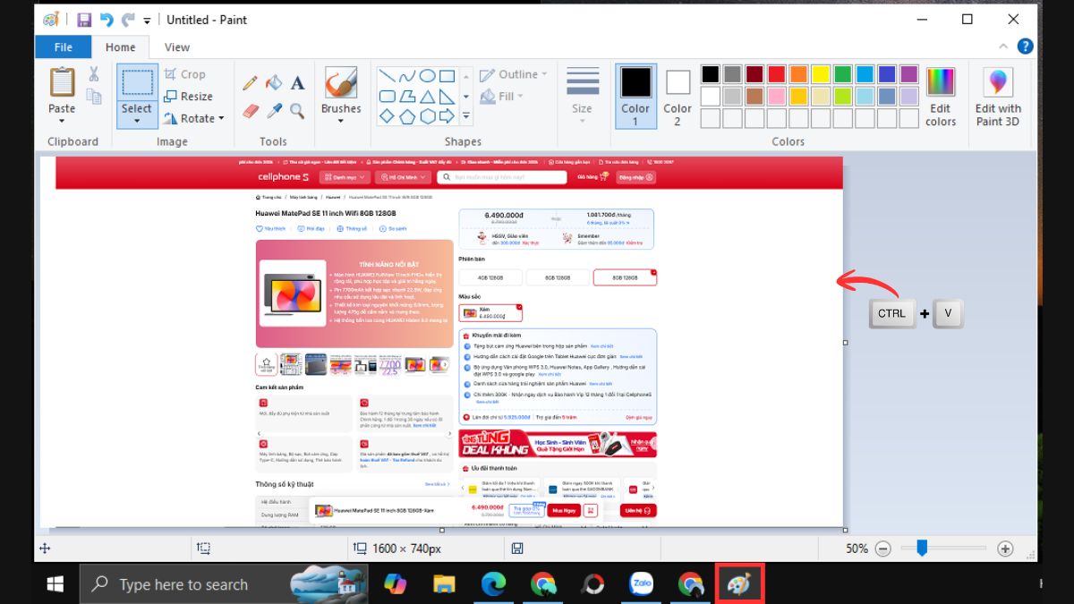 Chụp màn hình Win 11 bằng phím Print Screen