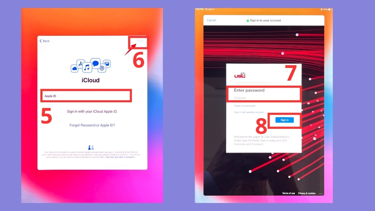 Chuyển dữ liệu từ iPhone sang iPad bằng iCloud khi iPad mới bước 2