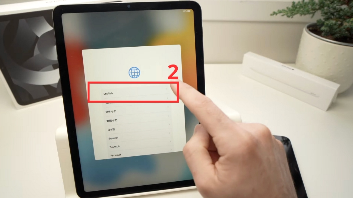 Cách chuyển dữ liệu từ iPhone sang iPad bằng Quick Start bước 1
