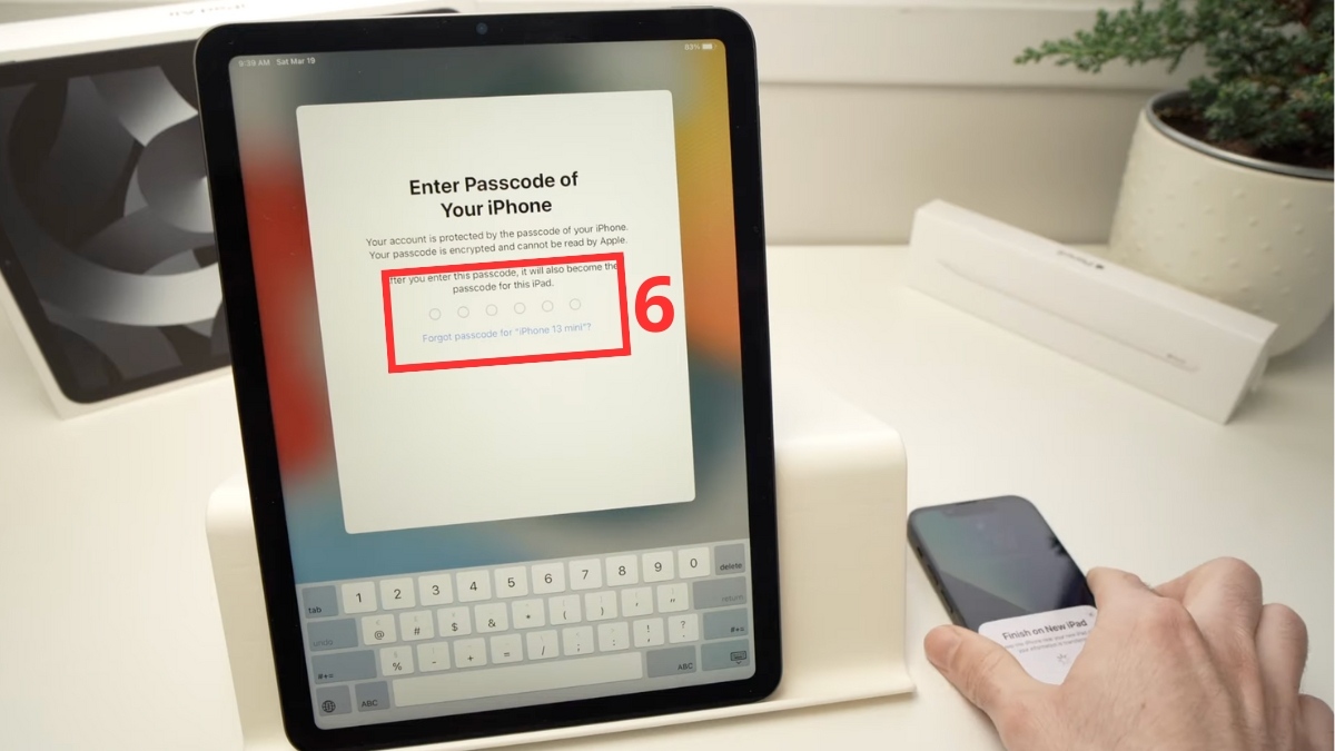 Cách chuyển dữ liệu từ iPhone sang iPad bằng Quick Start bước 2