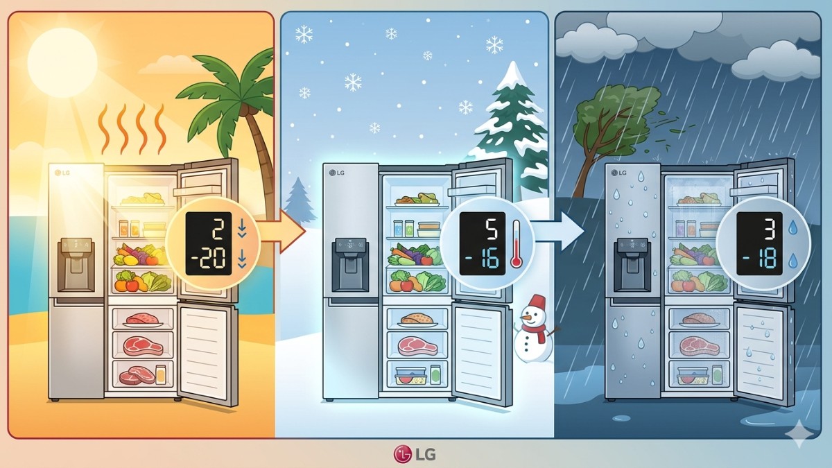 Cách tối ưu nhiệt độ tủ lạnh LG hiệu quả