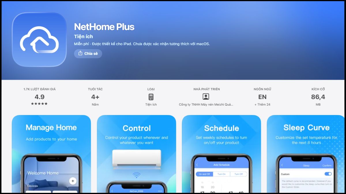 Top ứng dụng điều khiển điều hòa bằng iPhone miễn phí tốt