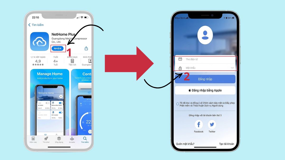 Các cách điều khiển điều hòa bằng điện thoại iPhone: App đa năng