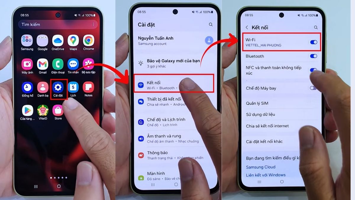 Cách xem mật khẩu wifi đã lưu trên điện thoại Android