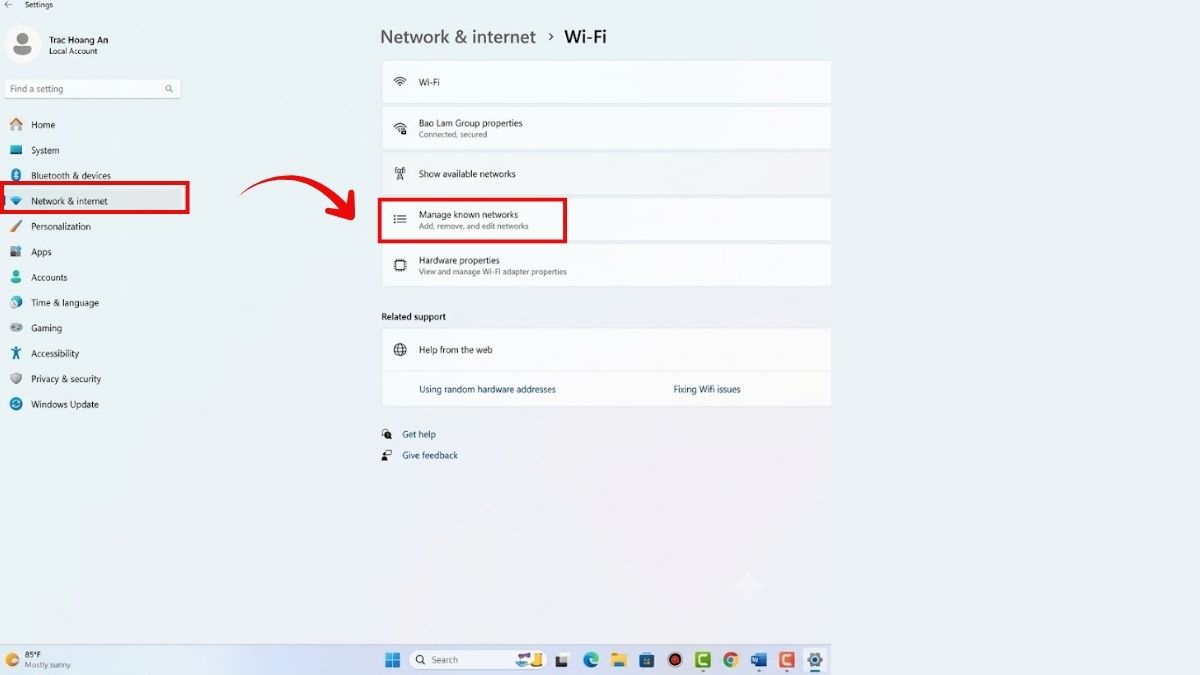 Cách xem mật khẩu wifi đã lưu trên máy tính