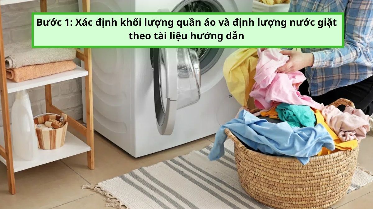 Cách đổ nước giặt vào máy giặt cửa ngang chuẩn