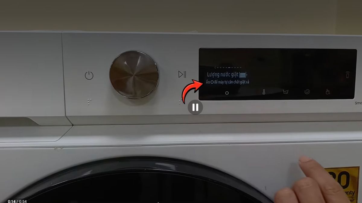 Cách sử dụng nước giặt với máy có Auto Dispense/AI Dispense