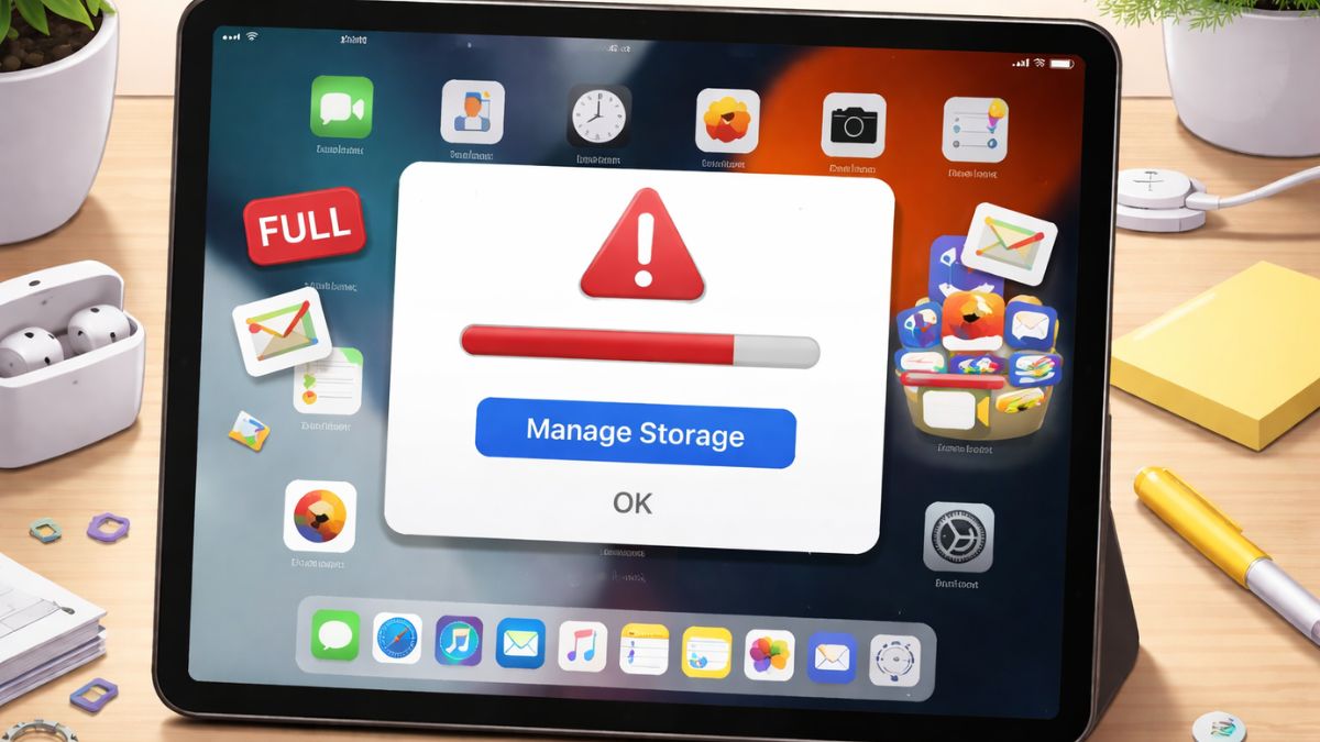 Áp dụng cách giải phóng dung lượng iPad đúng phương pháp giúp quản lý bộ nhớ hiệu quả
