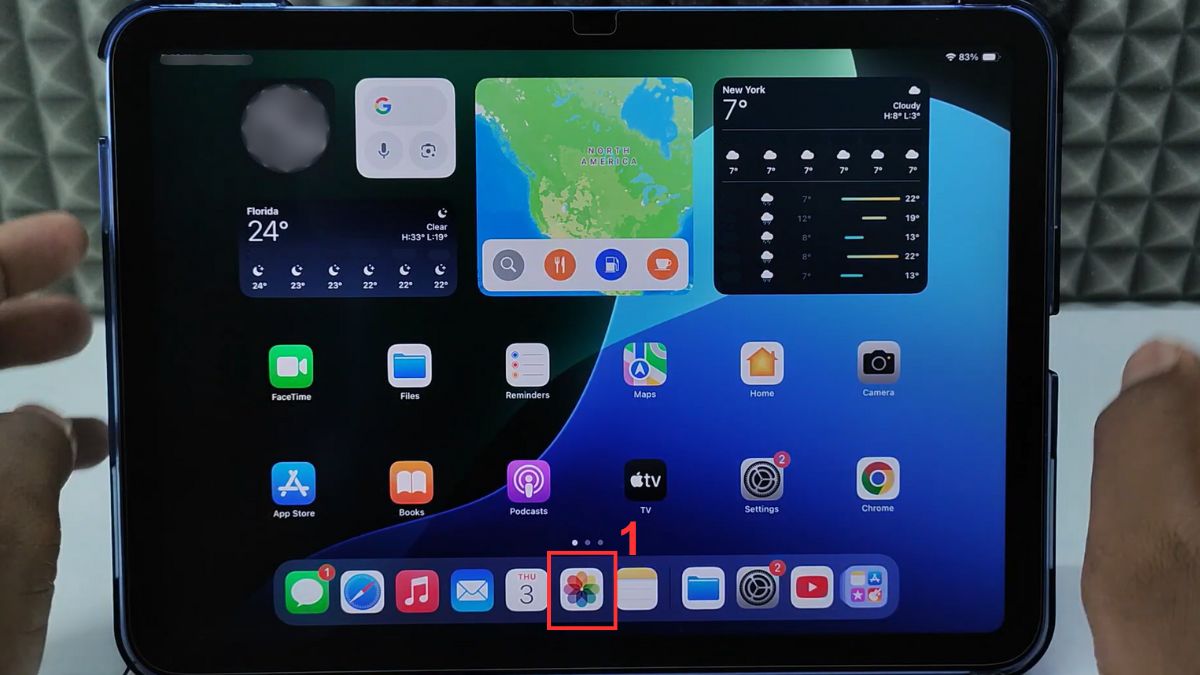 Cách giải phóng dung lượng iPad bằng xóa ảnh trùng, ảnh chất lượng thấp bước 1