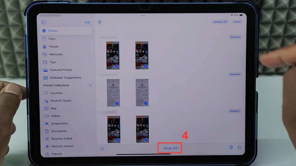 Cách giải phóng dung lượng iPad bằng xóa ảnh trùng, ảnh chất lượng thấp bước 4