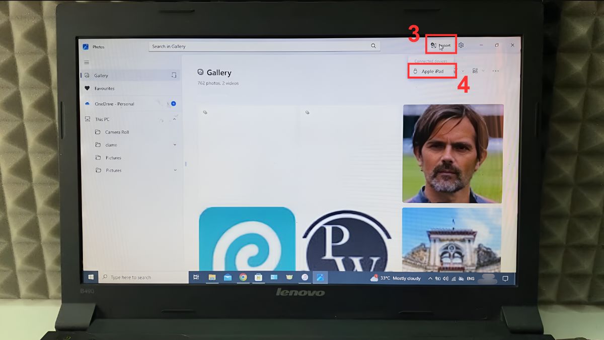 Cách giải phóng dung lượng iPad bằng chuyển ảnh, video sang máy tính bước 3