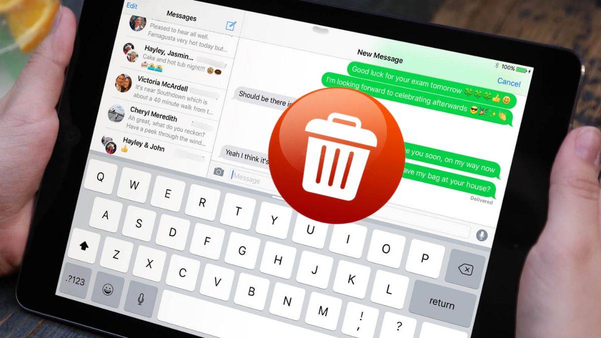 Cách giải phóng dung lượng iPad bằng cách xóa tin nhắn