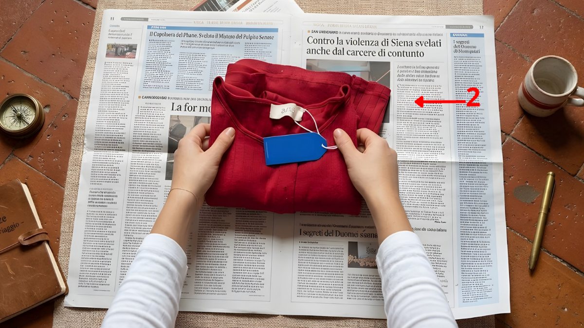 Cách gói quà 8/3 bằng giấy báo vintage 