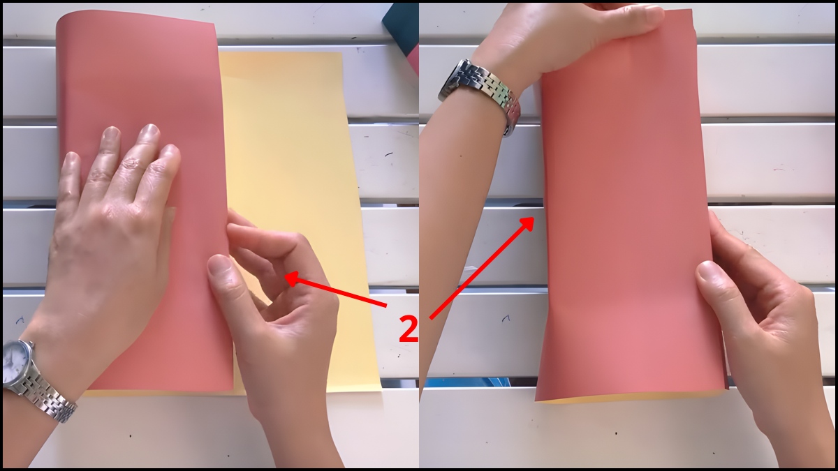 Cách gói quà 8/3 hình chữ nhật cổ điển 