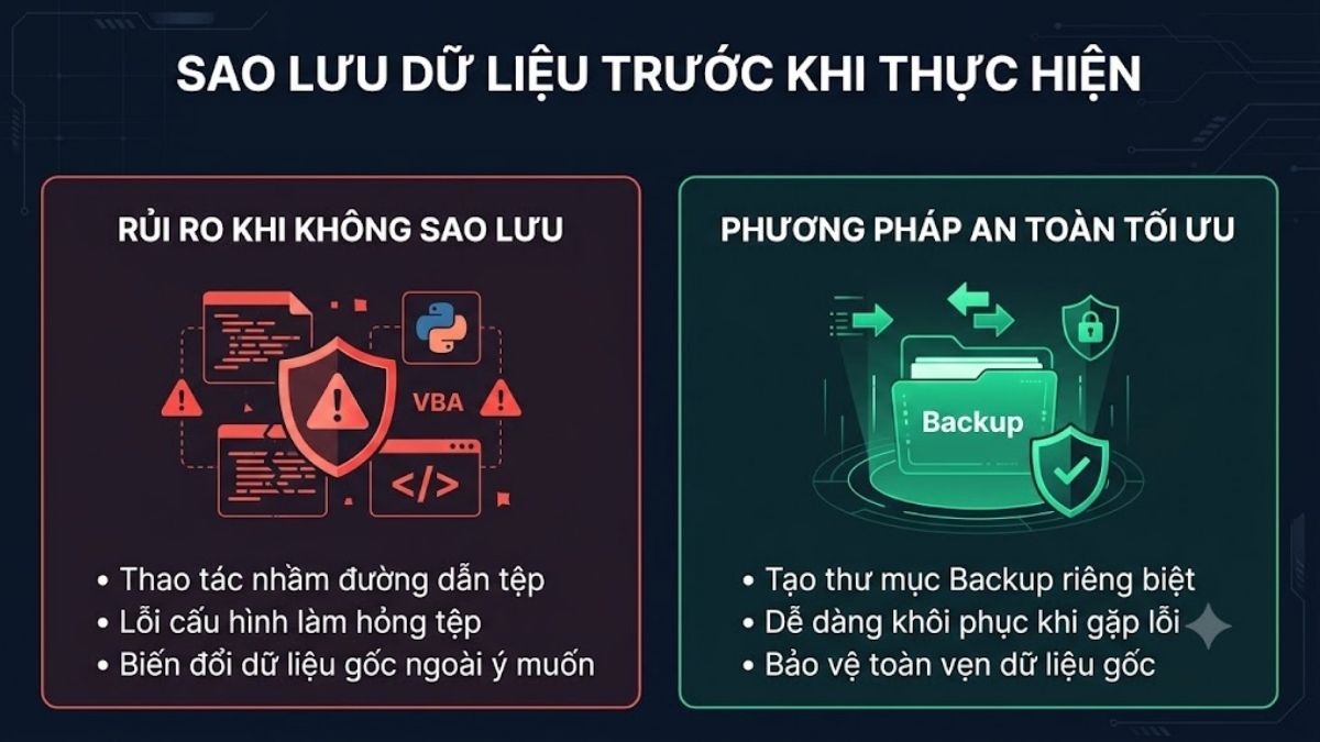Cách chuẩn hóa dữ liệu trước khi gộp file Excel
