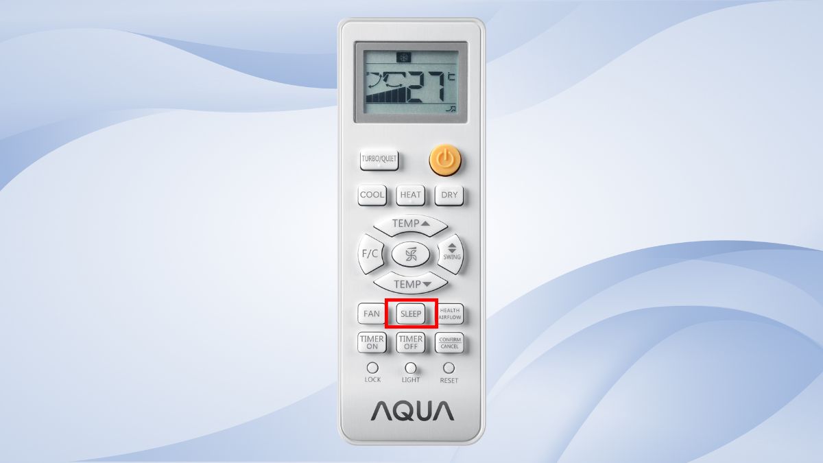 Cách hẹn giờ máy lạnh Aqua chế độ ngủ