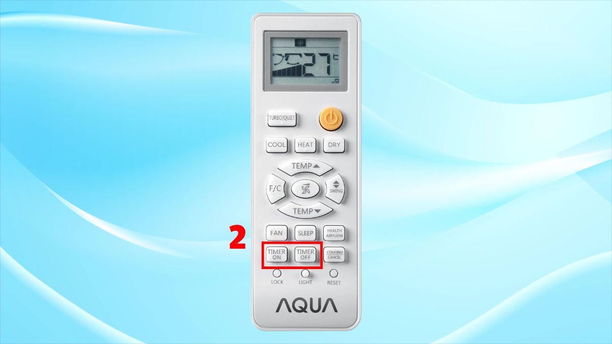 Hướng dẫn hẹn giờ máy lạnh Aqua theo từng dòng remote