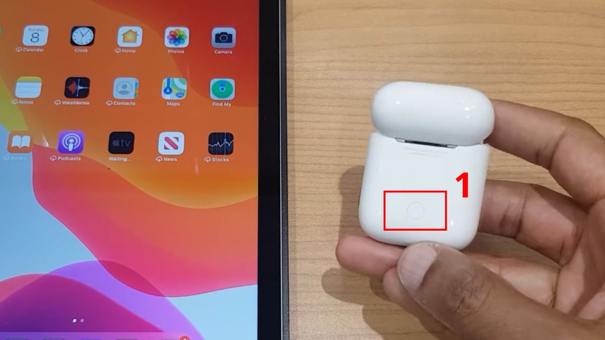 Cách kết nối AirPod với iPad bằng Bluetooth thủ công bước 1