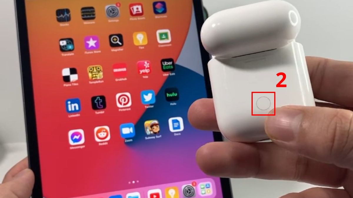 Cách kết nối AirPods 1, AirPods 2 với iPad bước 2