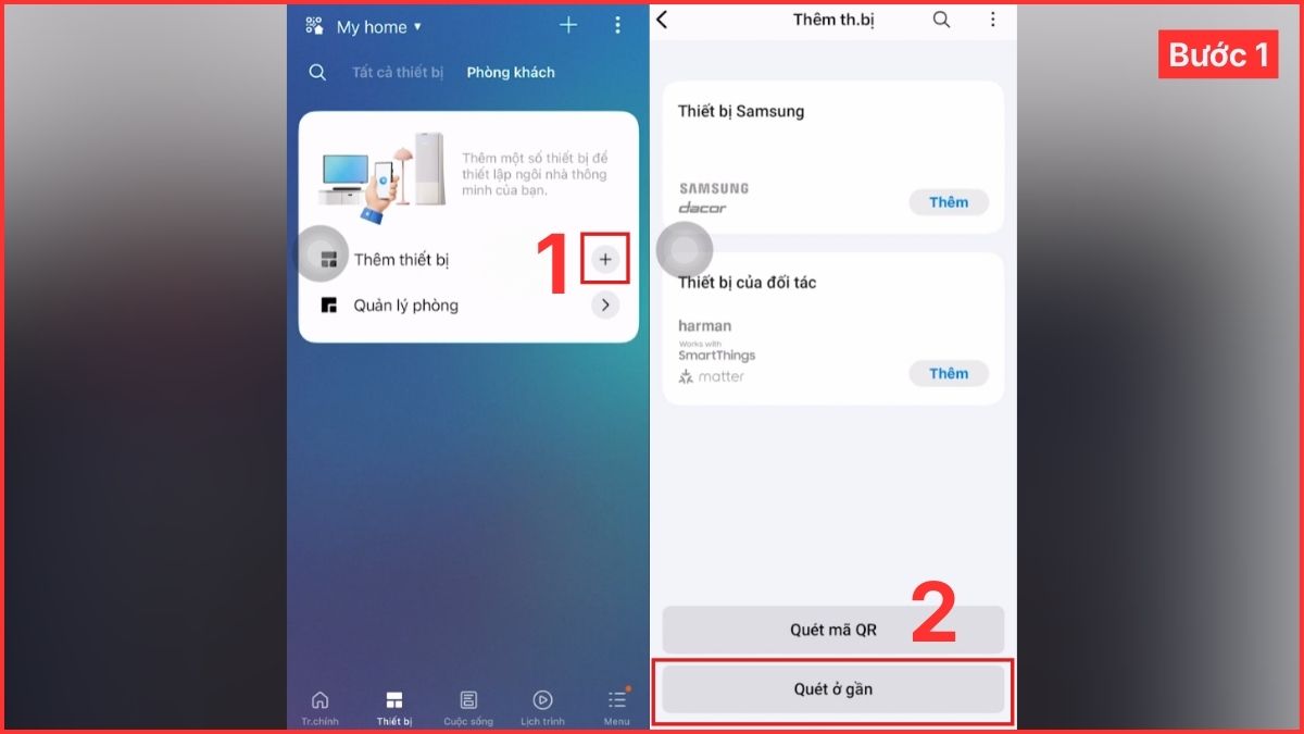 Cách kết nối điện thoại với tivi Samsung qua WiFi bằng SmartThings
