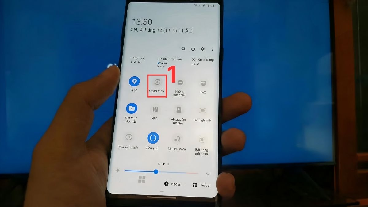 Cách kết nối điện thoại Android với tivi Samsung qua WiFi