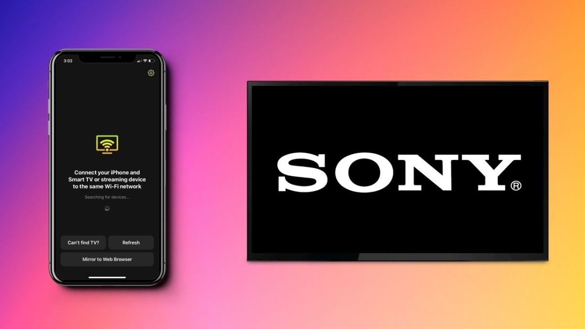 cách chia sẻ màn hình điện thoại lên tivi sony