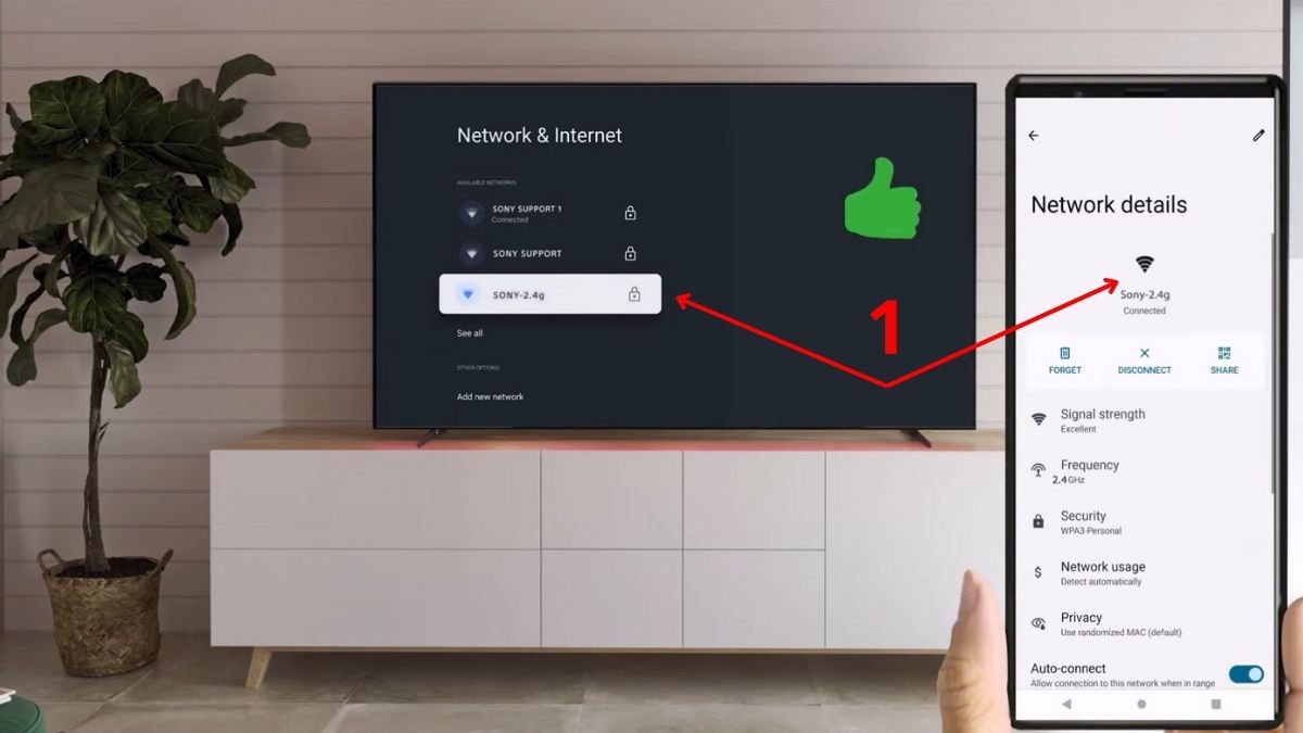 cách chia sẻ màn hình điện thoại lên tivi sony bằng Chromecast