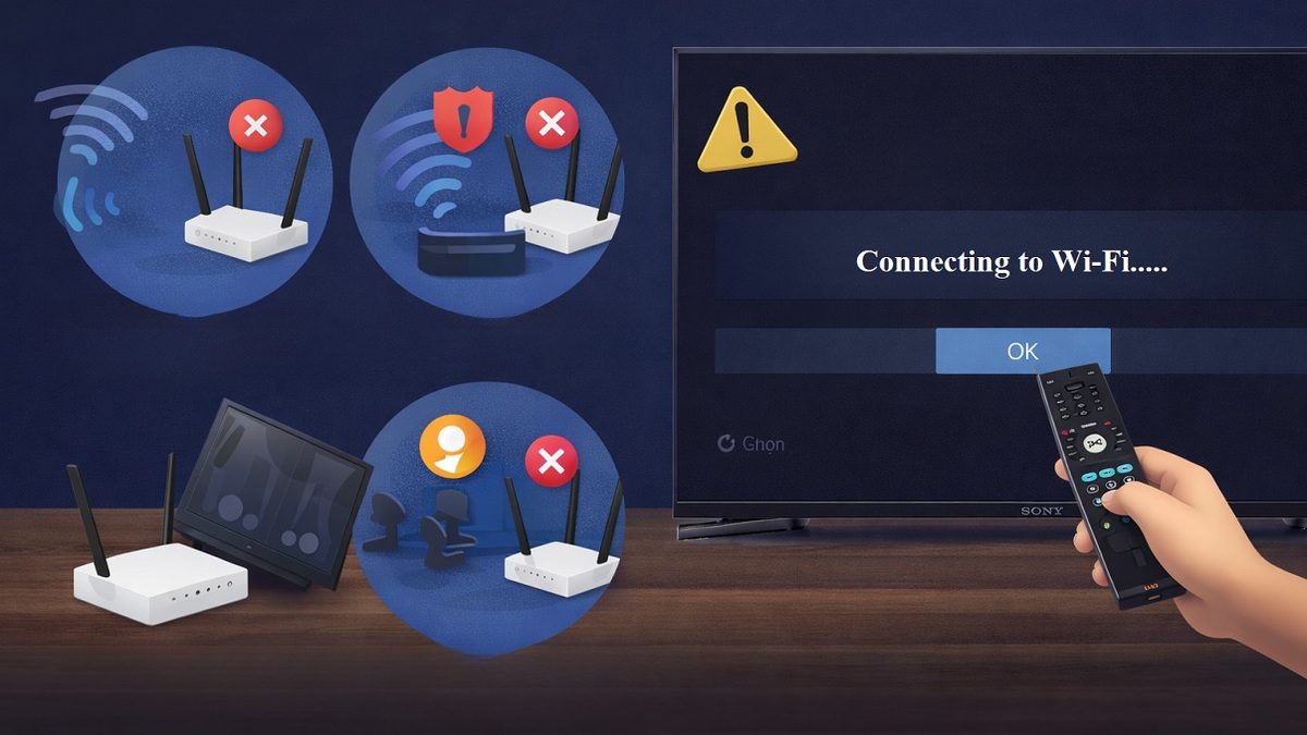 Cách kết nối WiFi tivi Sony cần chú ý