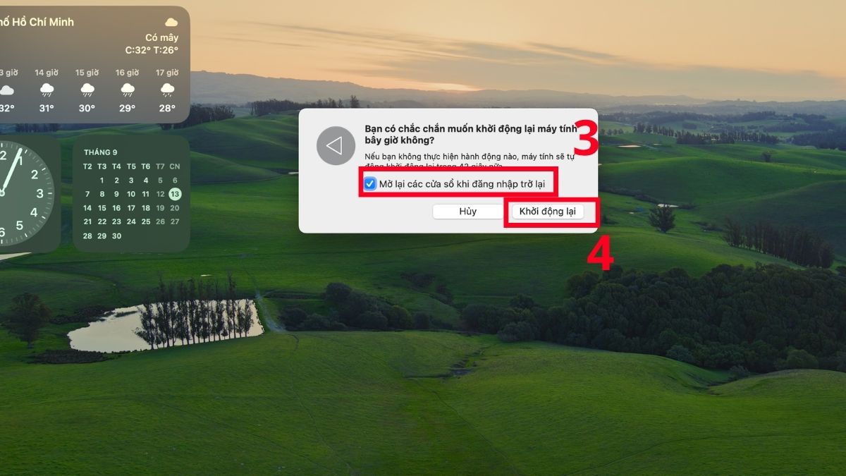Cách khởi động lại máy tính Windows bình thường