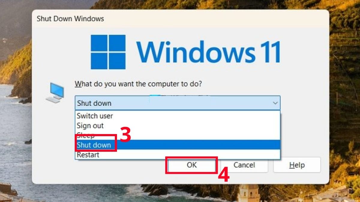 Cách khởi động lại máy tính Windows bình thường