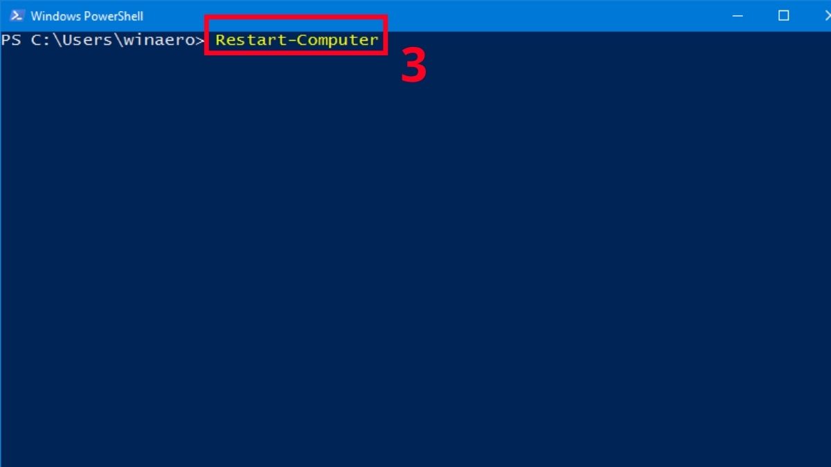 Cách khởi động lại máy tính Windows bình thường
