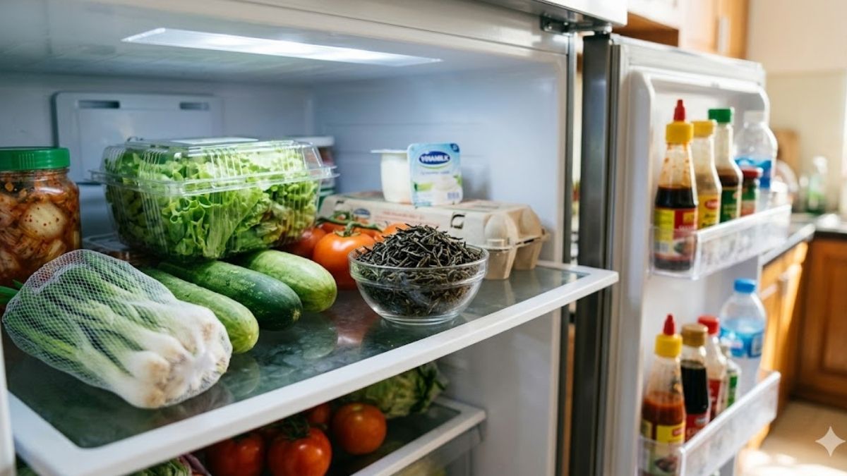 cách khử mùi tủ lạnh lâu ngày không dùng bằng trà khô