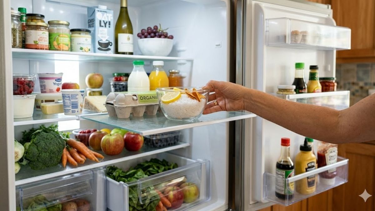 cách khử mùi tủ lạnh lâu ngày không dùng bằng muối