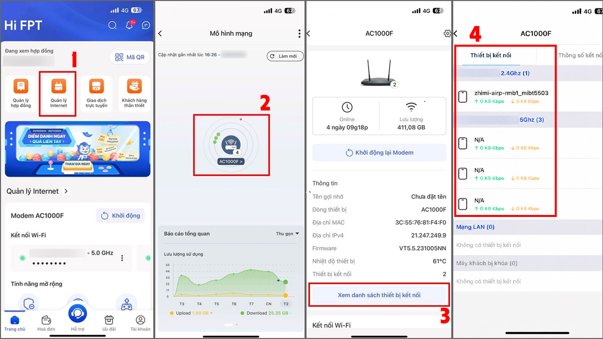 Cách kiểm tra WiFi có bao nhiêu thiết bị đang kết nối?