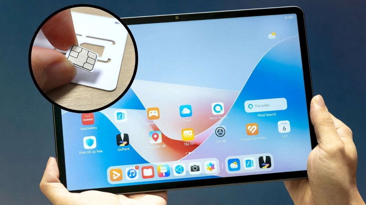 Các lỗi thường gặp khi lắp SIM vào máy tính bảng Huawei 