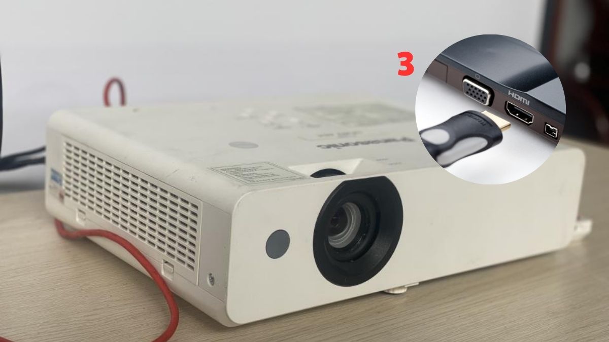 Cách mở máy chiếu của Panasonic