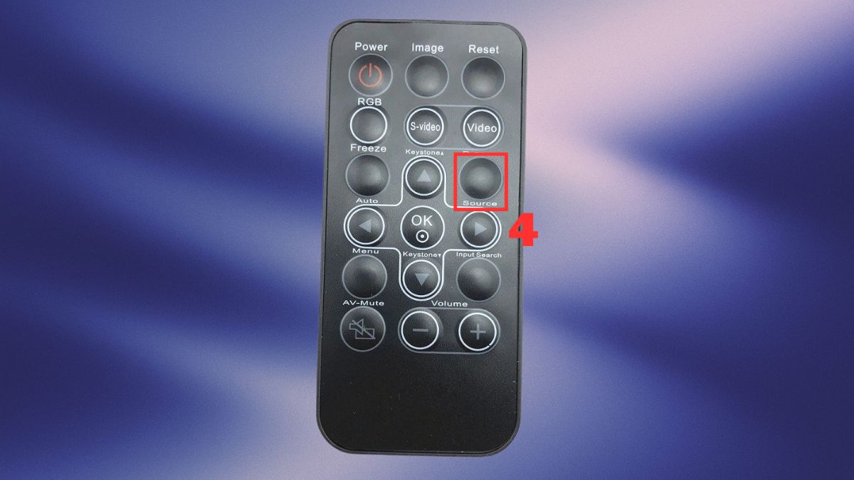 Cách mở máy chiếu của LG