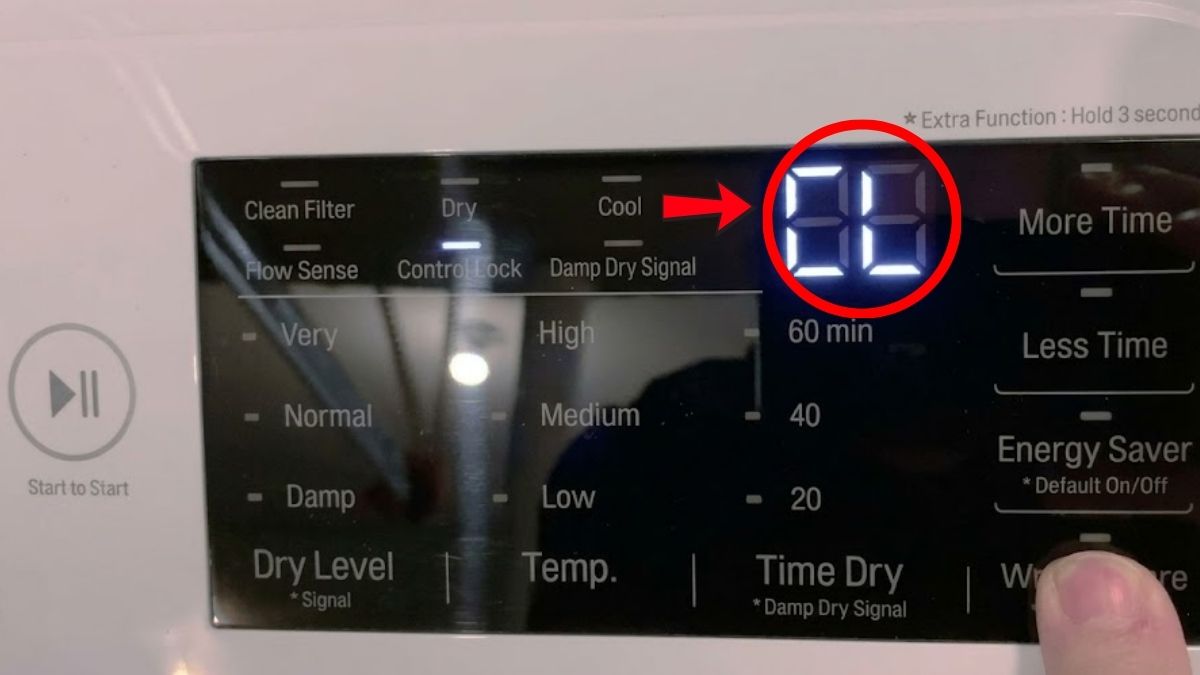 Nguyên nhân máy giặt LG bị khóa cửa