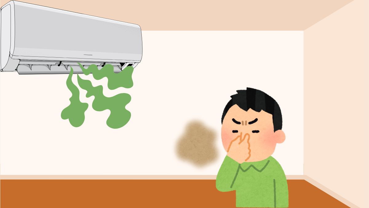 Cách nhận biết máy lạnh bị xì gas qua quan sát dấu hiệu: Mùi hôi
