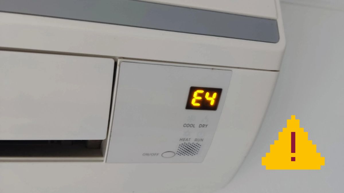 Cách nhận biết máy lạnh bị xì gas qua quan sát dấu hiệu: Báo lỗi