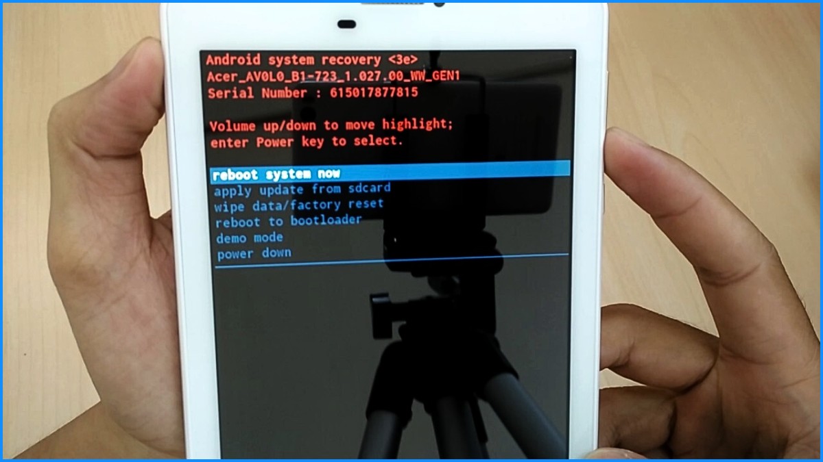 Phân biệt các loại Reset máy tính bảng Samsung