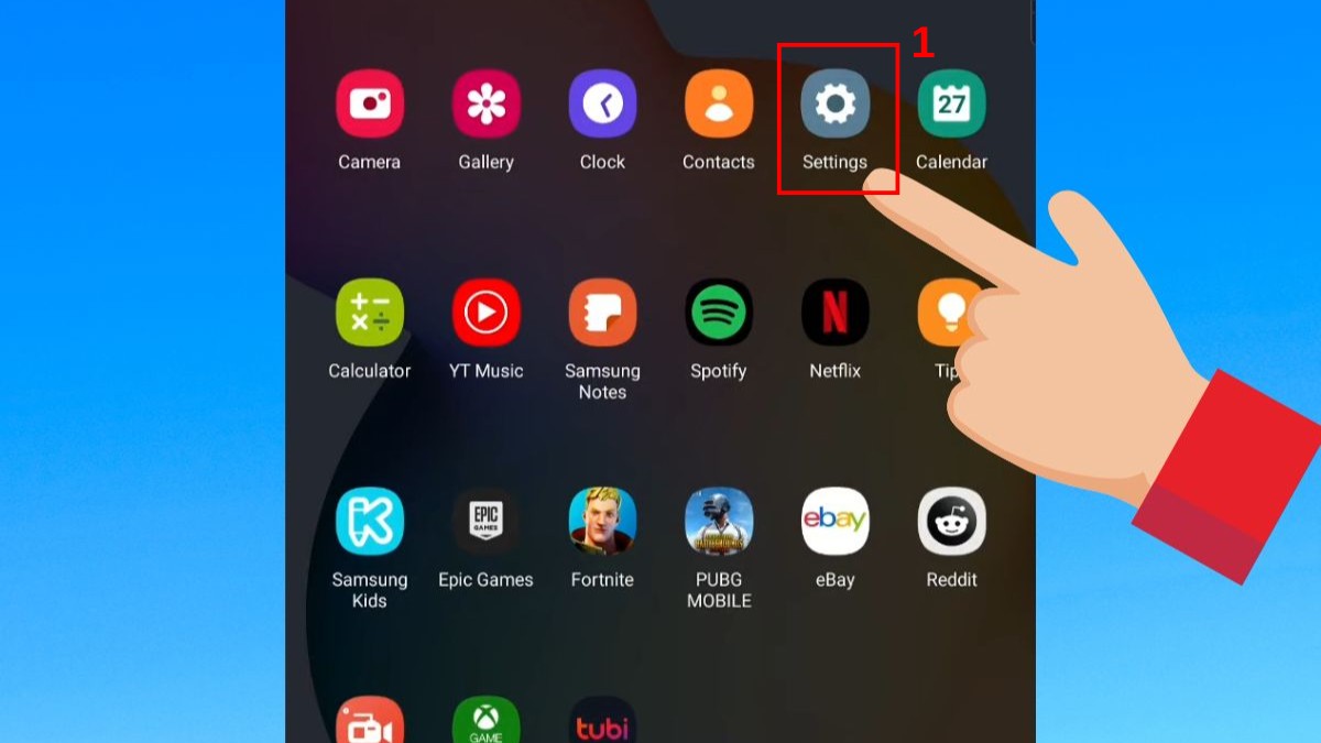 Cách Reset máy tính bảng Samsung bằng Cài đặt