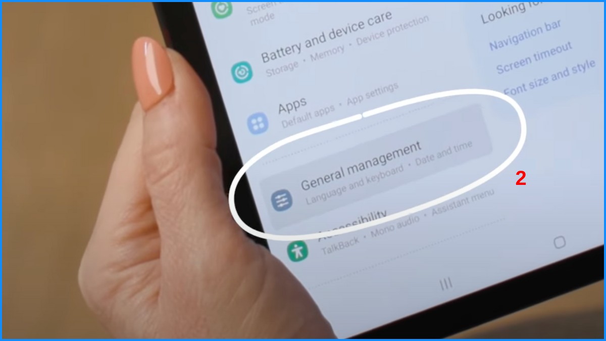 Cách Reset máy tính bảng Samsung bằng Cài đặt