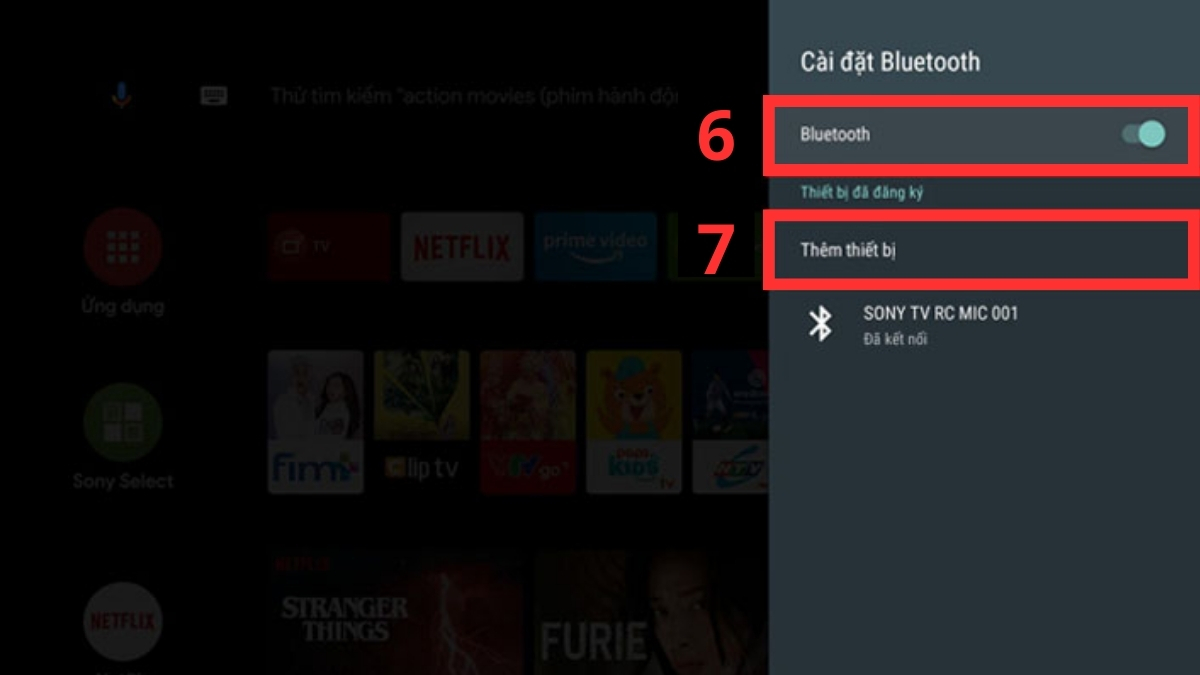 Cách sử dụng điều khiển tivi Sony bước 3