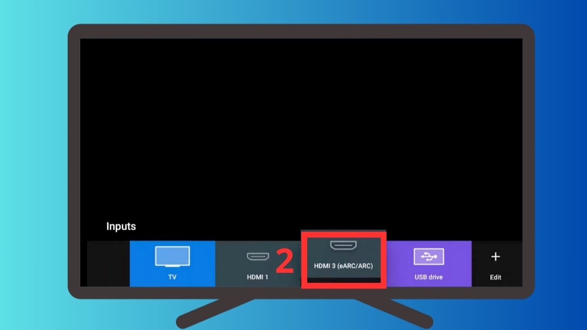 Hướng dẫn chuyển nguồn điều khiển tivi Sony bước 2