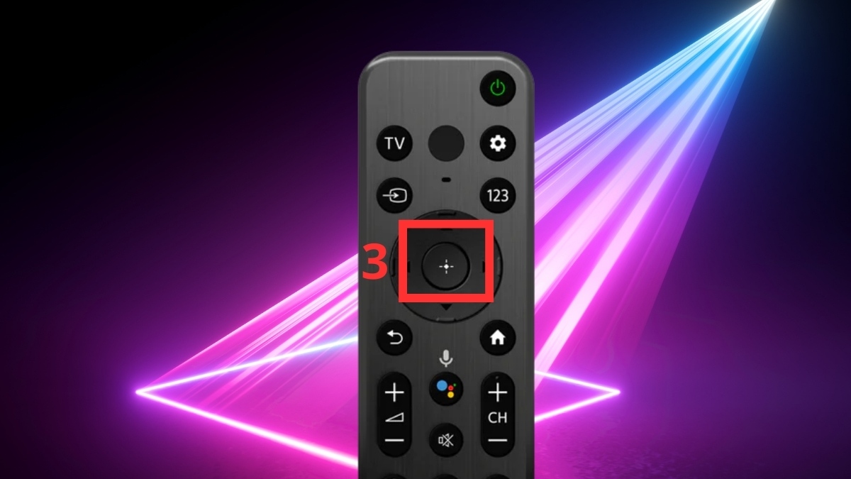 Hướng dẫn chuyển nguồn điều khiển tivi Sony bước 3